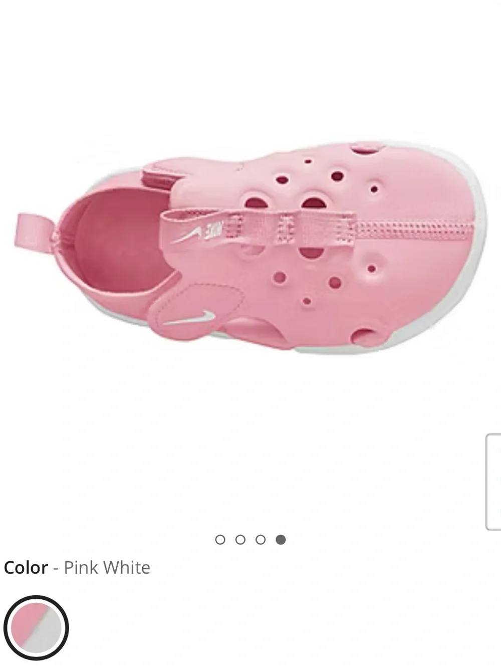Nike Kids' Pink White water shoes